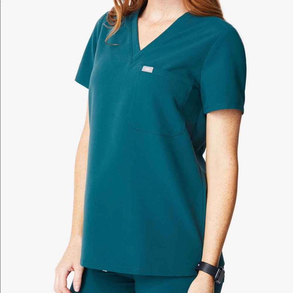 XXS figs Caribbean Blue Joggers, and scrub set